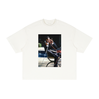 BUSY WORKING Textured Waffle Washed Boxy T-Shirt