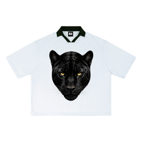 Back Panther Boxy Soccer Jersey