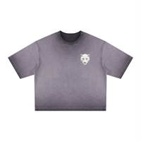 White Panther Dyed Boxy T-Shirt