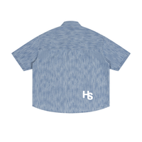 HIGH SOCIETY Boxy Vintage Wash Denim Shirt