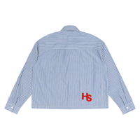 HIGH SOCIETY Boxy Striped Shirt