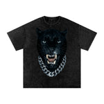 PANTHER WITH DA GRILL STONE WASH TEE