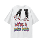 "Valentine's Day 4's" Loose Drop Shoulder T-Shirt