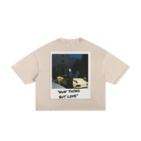 NUN'THING BUT LOVE Frayed Boxy Tee