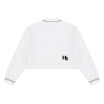 High Society Women’s Crop Collared Sweatshirt