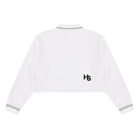 High Society Women’s Crop Collared Sweatshirt