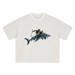 SHARK JOCKEY Boxy Oversized T-Shirt
