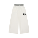 " IWANT IT ALL" Striped Waist Wide Leg Pants