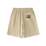 TOP TIER Vintage Wash Cotton Shorts