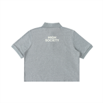 High Society Cropped Polo Shirt