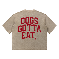 DOGS GOTTA EAT Waffle Boxy T-Shirt