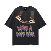 "Retro Orange 1's" Drop Shoulder T-Shirt