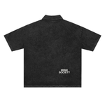 Heavyweight Snow-Washed Polo T-Shirt