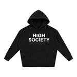 High Society Oversize Fleeced Hoodie