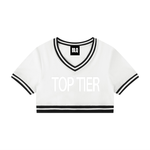 TOP TIER V-Neck Crop T-Shirt