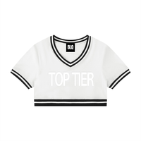 TOP TIER V-Neck Crop T-Shirt