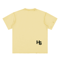 Hand-frayed Reversible T-shirt
