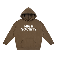 High Society Oversize Fleeced Hoodie
