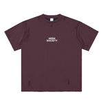 Hand-frayed Reversible T-shirt