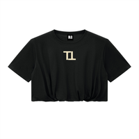 TOP TIER  Bubble Hem T-Shirt