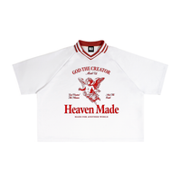 Heaven Made Lapel Collar Boxy T-Shirt