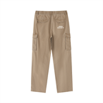 Cotton Elastic-Waist Cargo Pants