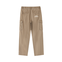 Cotton Elastic-Waist Cargo Pants