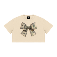 Money Bow Crop T-Shirt
