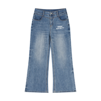 Women’s Vintage Wash Wide Leg Jeans