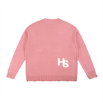 HIGH SOCIETY Vintage Washed Hand-Frayed Sweater