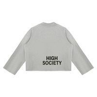 High Society Raw Edge Boxy Sweatshirt