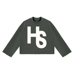 High Society Raw Edge Boxy Sweatshirt