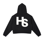 High Society Stripe Cropped Hoodie