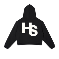 High Society Stripe Cropped Hoodie