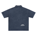 Heavyweight Snow-Washed Polo T-Shirt