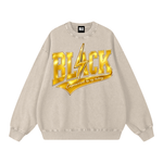 Snow Washed Oversized Sweatshirt