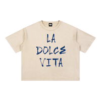 LA DOLCE VITA  Boxy Cotton T-Shirt