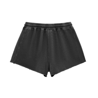 BLQ Raw Edge Drawstring Shorts