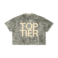 Top Tier Leopard Print Boxy T-Shirt