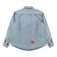 HIGH SOCIETY Vintage Wash Denim Shirt
