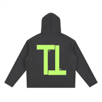 HIGH SOCIETY Oversized Fleece Hoodie