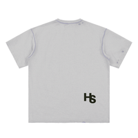 Hand-frayed Reversible T-shirt