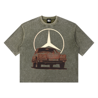 MERCEDES Waffle Boxy T-Shirt