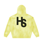 High Society  Sunfade Frayed Fleece Hoodie
