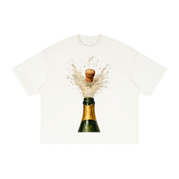 POPPING BOTTLES Textured Waffle Washed Boxy T-Shirt
