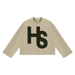 High Society Raw Edge Boxy Sweatshirt