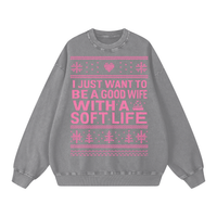 "GOOD WIFE-SOFT LIFE" SWEATSHIRT