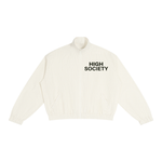 High Society Striped Full-Zip Track Jacket