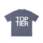 TOP TIER Vintage Wash Drop Shoulder T-shirt