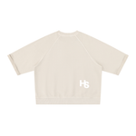 Vintage Wash Boxy Short Sleeve Sweatshirt